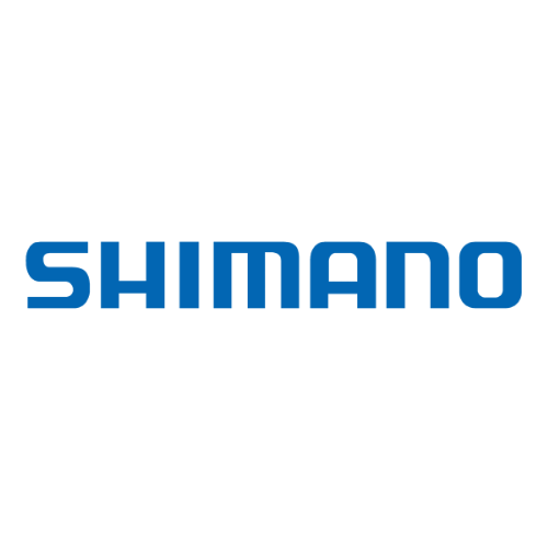 Shimano logo in bold blue sans-serif lettering, representing a globally renowned brand known for manufacturing high-quality fishing equipment, including reels, rods, lures, and other accessories