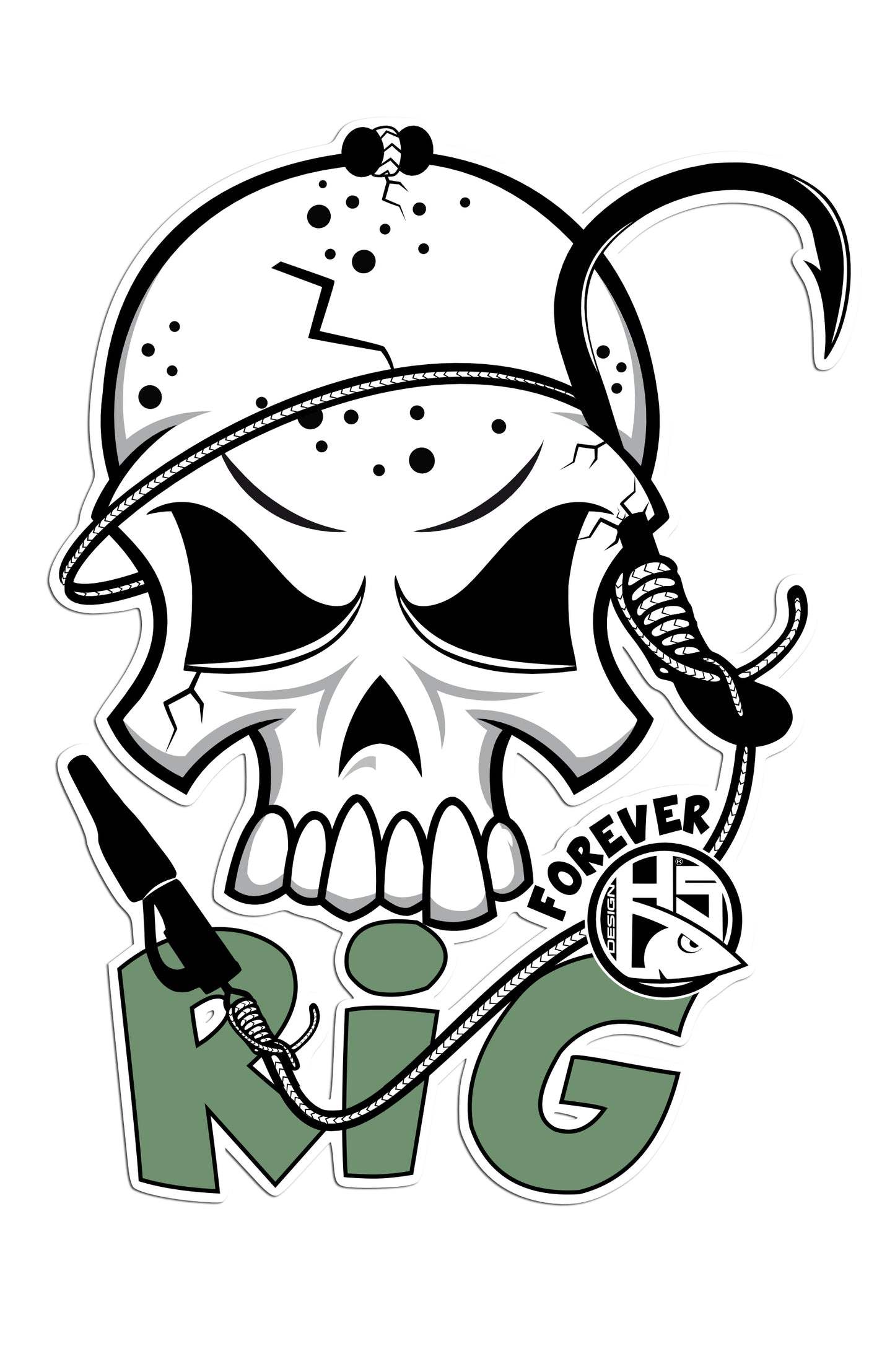 Hotspot Design - Sticker RIG Forever cm 15x11