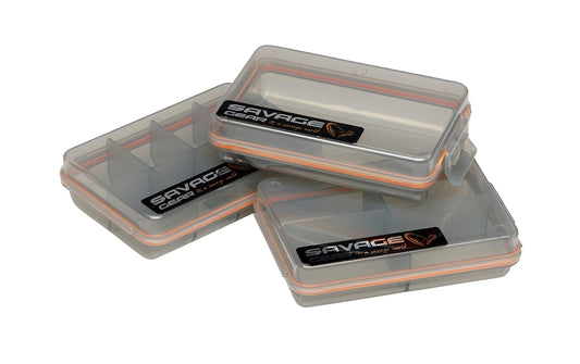 Savage Gear Taschenbox Smoke 3er-Set, 10,5 x 6,8 x 2,6 cm