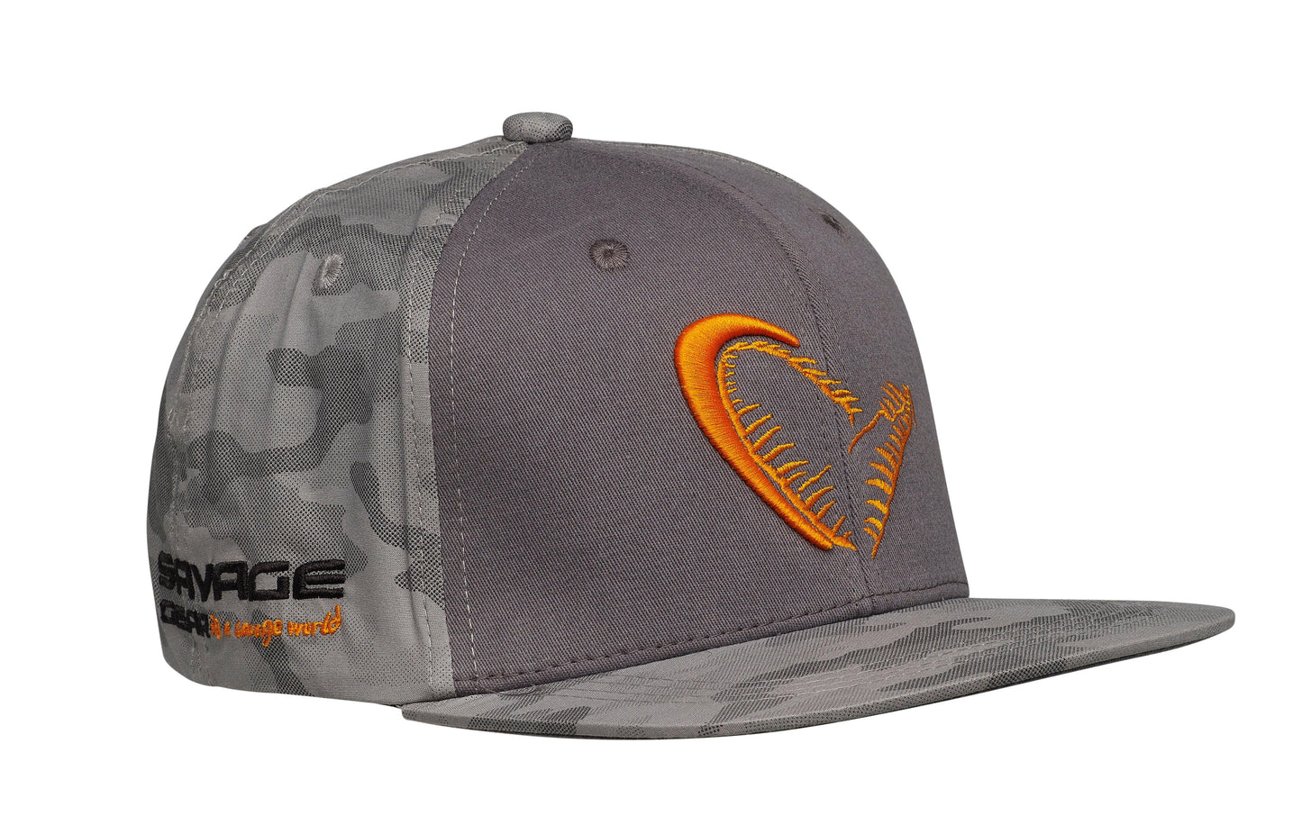 Savage Gear Flex Fit Camo Cap Einheitsgröße Camouflage/Grau