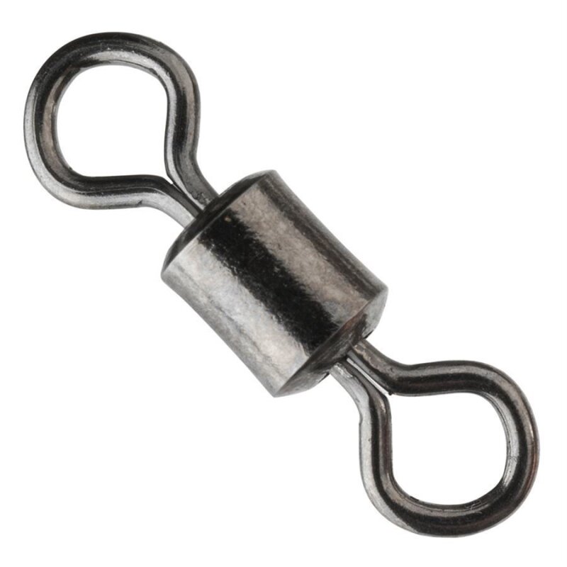 DAIWA Easy Roll Swivel 2 with 43kg strength, featuring a durable metal construction and smooth rotation. Pack of 10 for terminal tackle use.