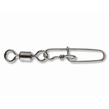 DAIWA Super Safe Lure Swivel Type II Gr.1/0 55kg 8Stk. featuring a durable metal construction with a secure snap and swivel design for fishing tackle.
